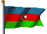 Flagge Aserbaidschans