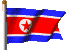 Flagge Korea-Nords