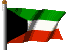Flagge Kuwaits