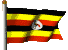 Flagge Ugandas