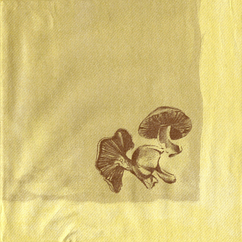 Serviette, ein Viertel