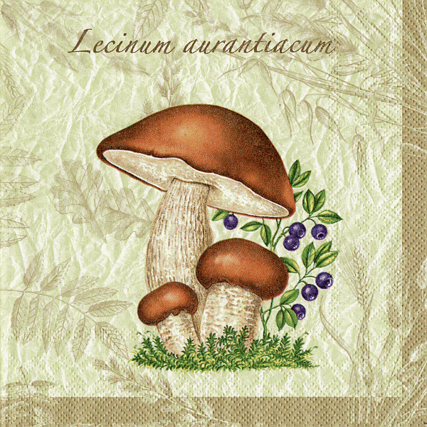 Serviette, ein Viertel