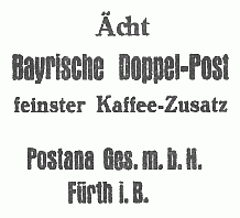 Postana Kaffeezusatz