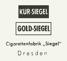 Siegel, Zigaretten