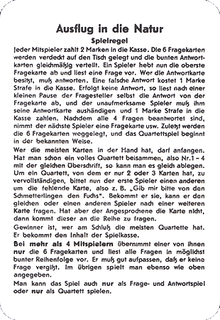Spielregel