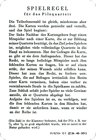 Spielregel